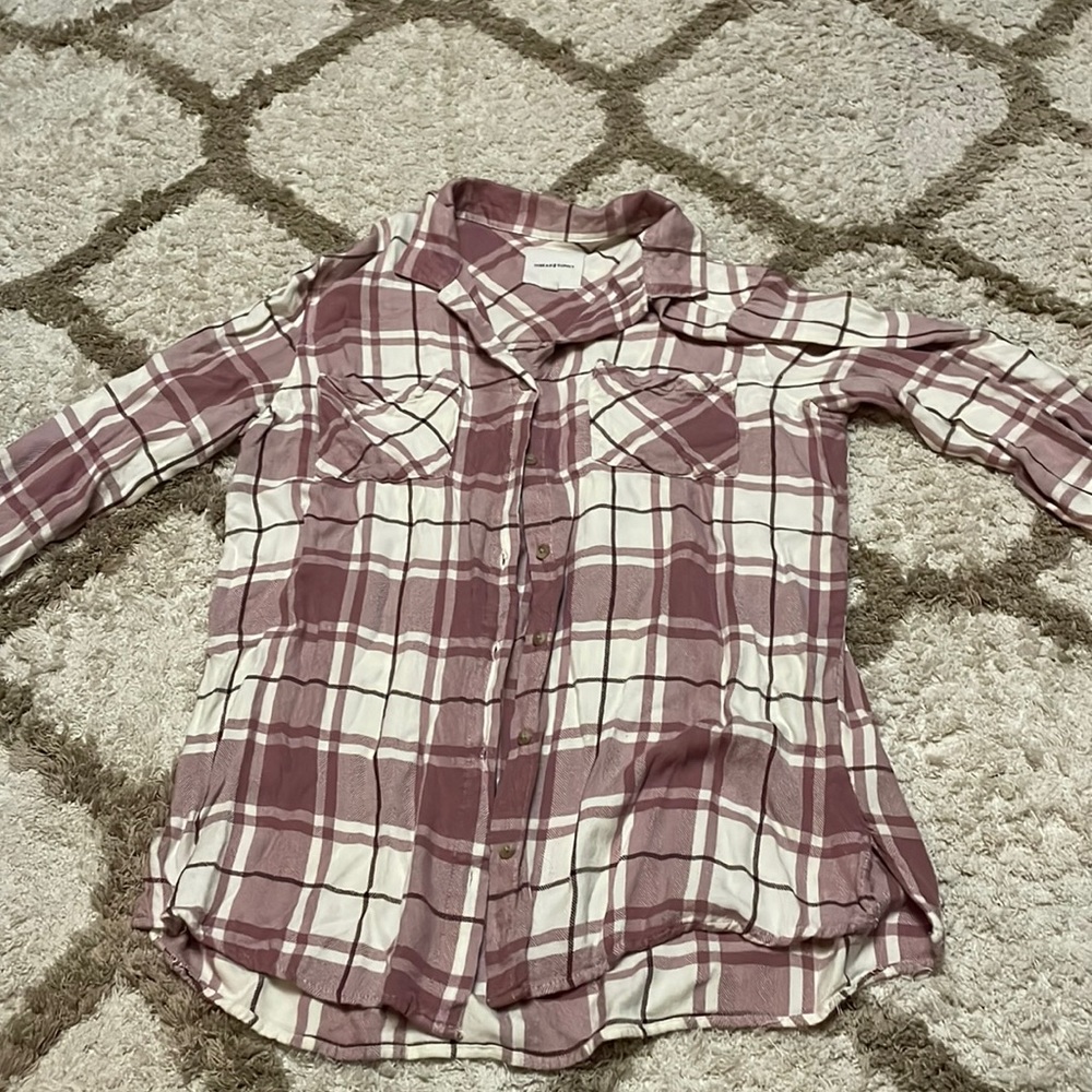 Light pink thread & supply flannel